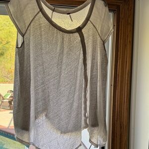 Free People Chic white Women's Blouse